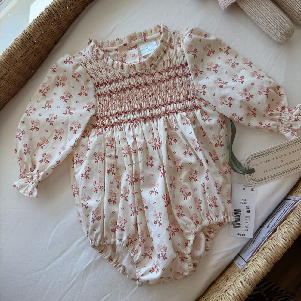 Edgehill Baby Girl Floral Romper